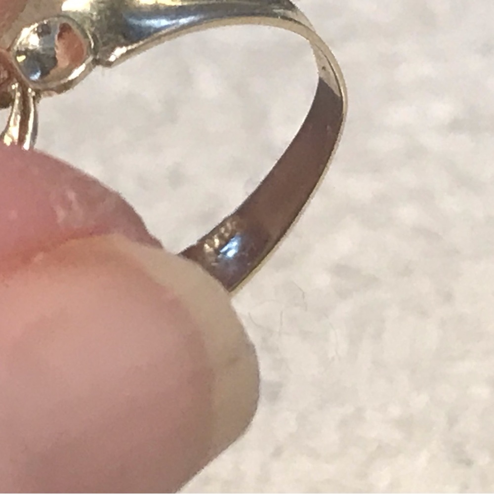 Antique 14k mourning ring size 7.25 - Picture 9 of 15